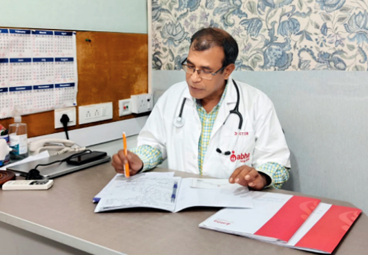 Dr. Nilotpal Roy at Abha Surgy Centre