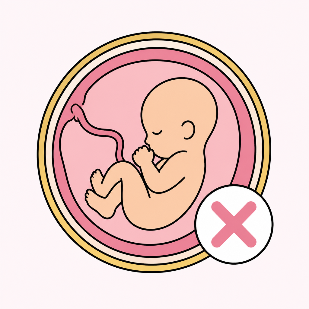 Illustration representing failed fertilisation in a previous IVF cycle