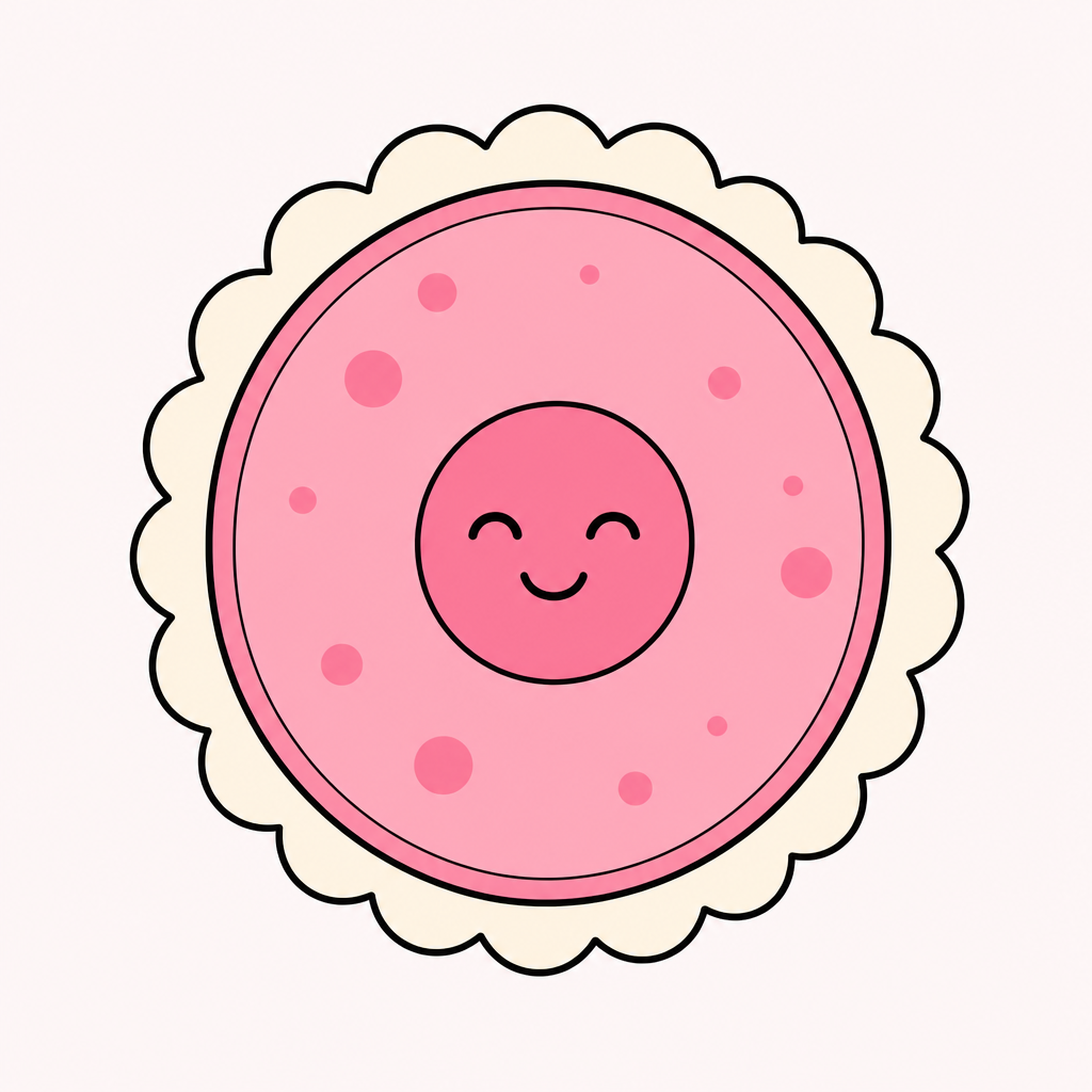 Illustration of an egg cell representing unexplained infertility